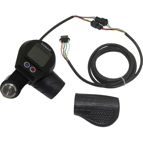 Scooter accessories DAMAO throttle, instrument panel, plastic handlebar grips, LCD switch display, instrument panel connection cable accessories (1/3)