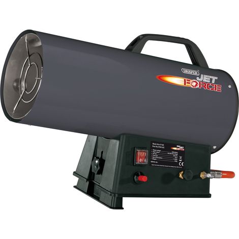 Draper Jet Force Propane Gas Space Heater – 50,000 BTU (15 kW) with Blower for Efficient Heating