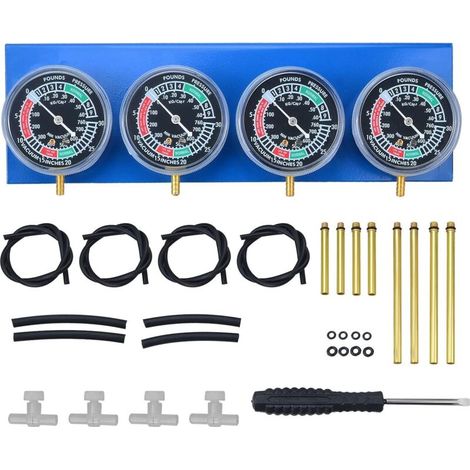 Kit d'outils de jauge d'équilibrage de Vide de synchroniseur de carburateur de carburateur de Moto 2/4 Kit d'outils de jauges de synchronisation de Cylindre (1/5)