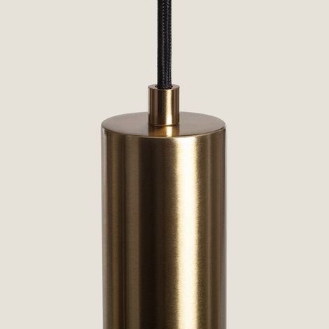 Lampada a Sospensione in Alluminio Claremont Oro (1/5)