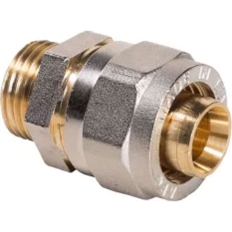 RACCORDO DIRITTO MASCHIO A STRINGERE TRE PEZZI PER TUBO MULTISTRATO MODELLO 701L - 1 Ø26 - APE