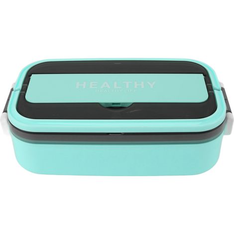 Lot de bento 700ml acier inoxydable 316 vert menthe, boîte repas étanche micro-ondable pour école bureau (1/5)