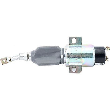Électrovanne d'arrêt moteur pour groupe électrogène 24 V, interrupteur de coupure de flamme pour excavatrice (1/5)