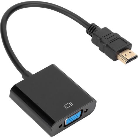 Convertisseur portable ABS pour interface multimédia haute définition vers VGA 1080p HD (1/5)