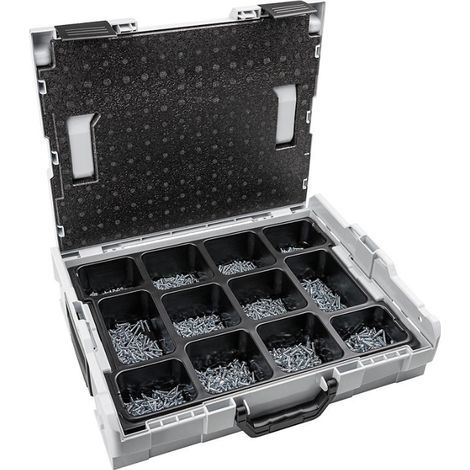 L-BOXX Vis de forage à tête bombée DIN7504 M-H, galvanisées 1200 pièces (1/2)