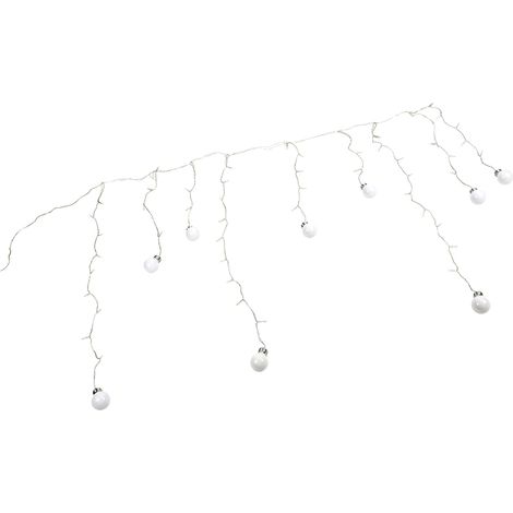 Guirlande lumineuse de 60 ampoules LED G50 étanches pour décoration extérieure, idéale pour les mariages, festivals et jardins (prise 220-240 V). (1/5)