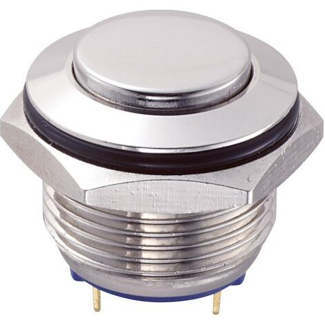 Bouton-poussoir antivandalisme TRU COMPONENTS GQ16H-10/J/N 701829 48 V/DC 2 A 1 x Off/(On) à rappel (1/4)