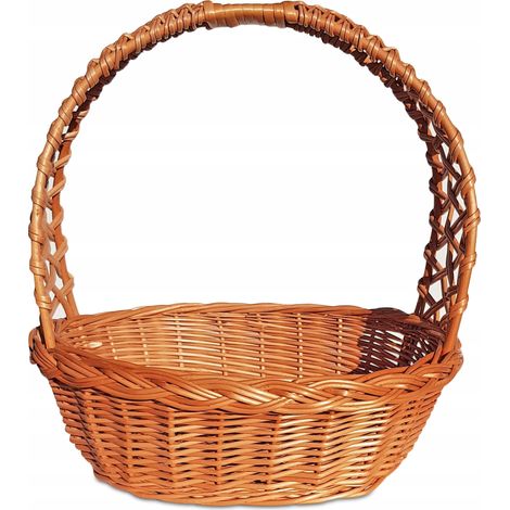 Cesto di frutta in vimini, regalo, decorativo (1/5)