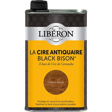 Cera Black Bison 0,5l Rovere Scuro - Liberon