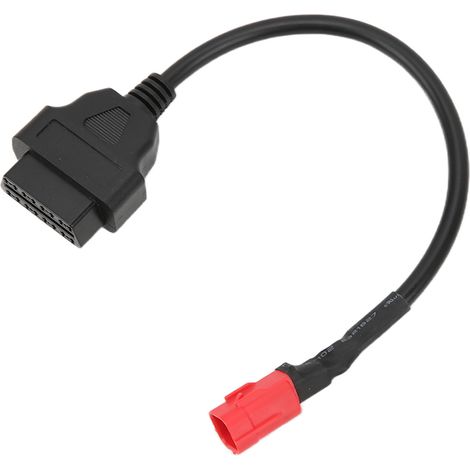 Connecteur OBD 16 broches vers 6 broches, adaptateur de diagnostic moto, câble de scanneur professionnel, interface pour outil de test, compatible avec motocyclettes. (1/5)