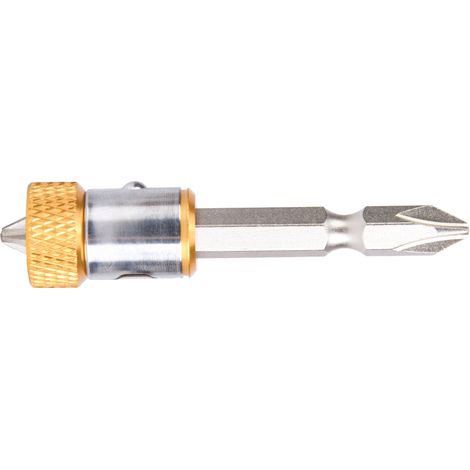 Tournevis à double tête magnétique avec embouts hexagonaux pour vis à tête hexagonale, manche 6,35 mm (1/4 pouce), jaune (1/5)