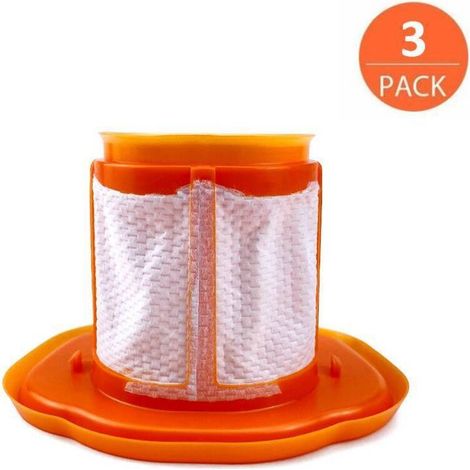 Paquete de 3 filtros de repuesto para aspiradoras de mano BHHV320B / BHHV320J / BHHV520BF / BHHV520BFP y aspiradoras de mano de la serie HHVKF10/HHVK (1/4)