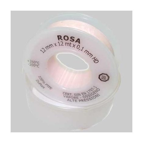 NASTRO TEFLON PER VAPORE E ALTE TEMPERATURE - 12 x 12 x 0,10
