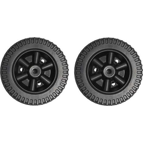 2-Pack 6" Grill Wheels - Charbroil Gas Grill Replacement Parts - Oven Wheels - Oven Swivel Wheels - Black (1/4)