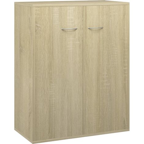 Credenza buffet cassettiera mobile contenitore organizer cucina soggiorno soggiorno Sonoma 60 x 30 x 75 cm derivati del legno marrone 020031588