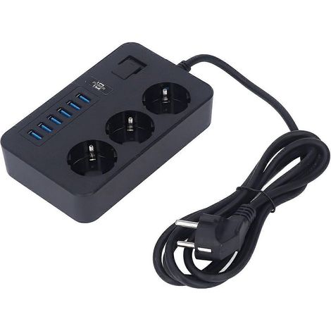 Multifunktionale USB-Steckdosenleiste, flammhemmend, intelligente Steckdosenleiste 110 – für Zuhause und Garage