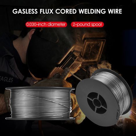 Bobine de fil fourré sans gaz de 0,8 mm (0,03 pouce) et 1 kg (2 lb) (1/5)