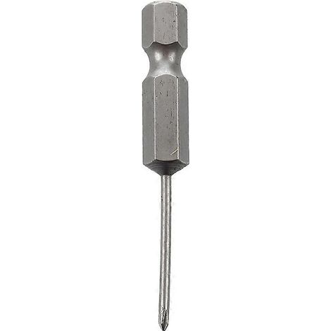 10 tournevis magnétiques Phillips PH00, hexagonaux 1/4", longueur 50 mm, diamètre 1,6 mm (1/5)