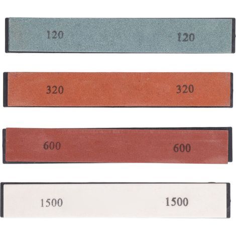 4pcs Affûtage au couteau Pierre Robuste SAFE SAFE BLADE SHAETTERNE SHETTONE 120 320 600 1500 GRIT (1/5)