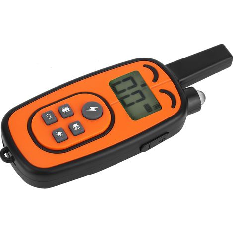 Collier de dressage pour chien étanche avec télécommande, anti-aboiement, pour chiens de petite race, 13 x 5 x 2 cm (orange) (1/5)