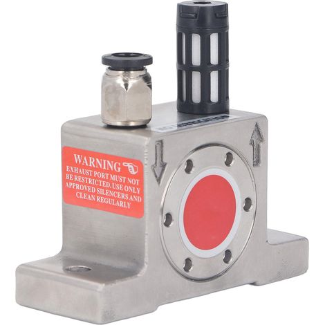G1/8-Zoll-Edelstahl-Pneumatikturbinenvibrator, leise, für industrielle Anwendungen zur Verdichtung und Entwässerung (1/5)