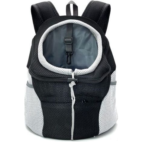 Sac à dos de transport pour chien, sac à dos confortable pour chien avec tête respirante et épaule rembourrée pour la marche, le vélo, la randonnée, le camping, l'extérieur (1/5)