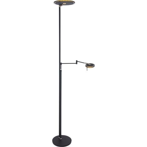 Steinhauer - lámpara de pie - Turound - negro - vidrio metal - (1/5)