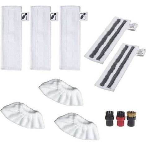 Accessoires pour Nettoyeur Vapeur - - Easyfix SC2 SC3 SC4 SC5 - Essuie-Glaces - Brosse de Sol - Chiffons (1/4)