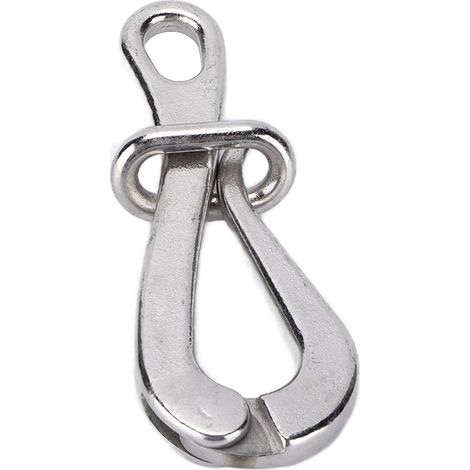 Élingue à bec de pélican 4 pièces inox 316 poli, accessoires marins antirouille, quincaillerie bateau (1/5)