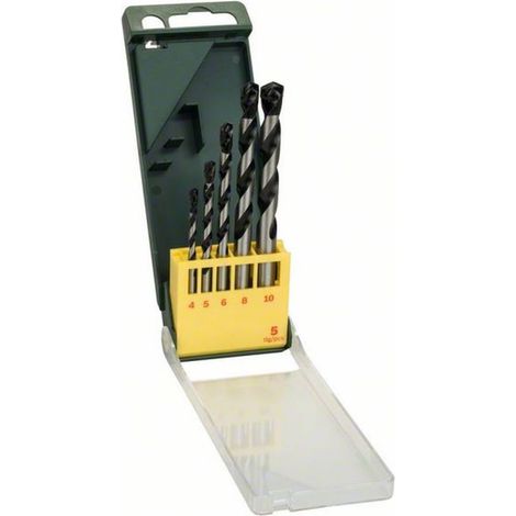 Bosch Accessories Promoline 2607019444 Hartmetall Beton-Spiralbohrer-Set 5teilig 4 mm, 5 mm, 6 mm, 8 (1/3)