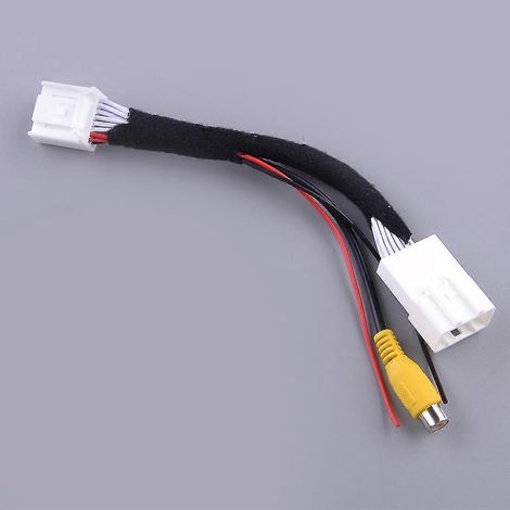 Adaptateur de câble pour caméra de recul 16 broches compatible avec Scion iQ tC, Subaru BRZ, Toyota 4-Runner, Avalon, Camry, RAV-4, Highlander et Prius 2014 (1/4)