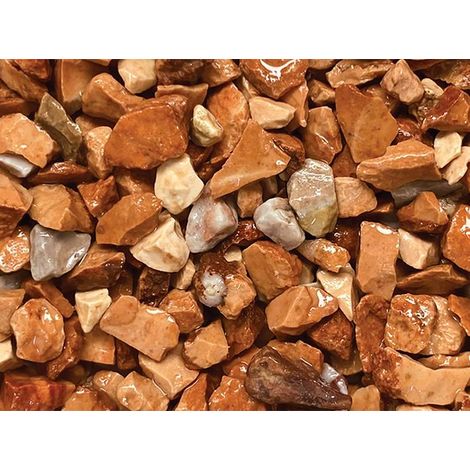 Graniglia miscelata, granulato per giardino, Rosa Del Garda Mix 3-5 mm (600 kg)