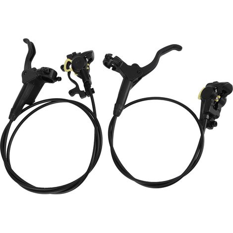 Mountainbike-Zubehör aus Aluminiumlegierung, Öldruck-Scheibenbremsen vorne und hinten, schwarz (1/5)