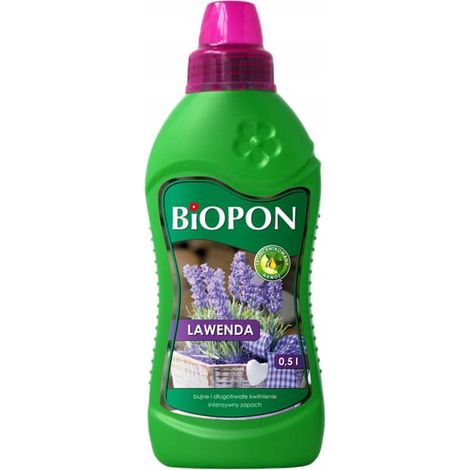 Engrais à la lavande 0,5 L. Floraison abondante. Parfum intense. (1/2)