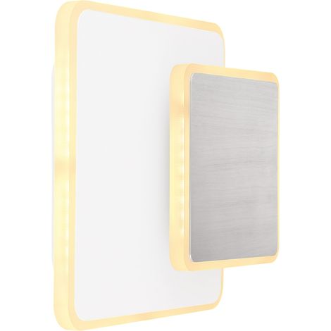 Applique murale carrée Many blanc - 78406W (1/4)