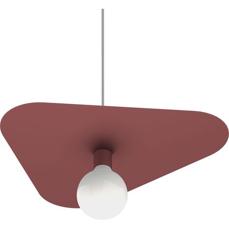 LUMICOM  CLOUD Sospensione, 1XE27, max 42W, metallo, rosso cowhide, 50x42cm