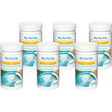 BAYROL SET 6 x Bayrol pH-Senker 1,5 kg