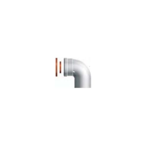 ARISTON - CURVA COASSIALE 90� MF CONDENS 60/100 3318075 (1/2)