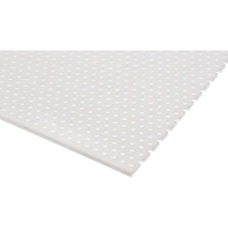 Plaque PP RS PRO Blanc, 500mm x 500mm x 2mm ( Prix pour Paquet de 2 )