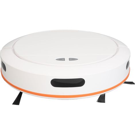 Aspirateur robot contrôlé par application, recharge automatique, balayage et lavage intelligents, idéal pour le nettoyage quotidien de la maison (blanc). (1/5)