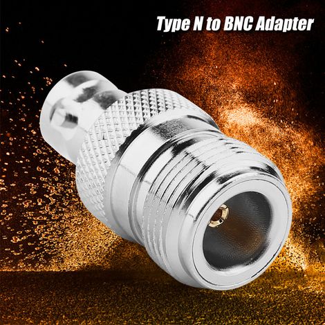 Adaptateur coaxial RF (2 connecteurs N femelle vers BNC femelle) - Convertisseur de test (1/4)