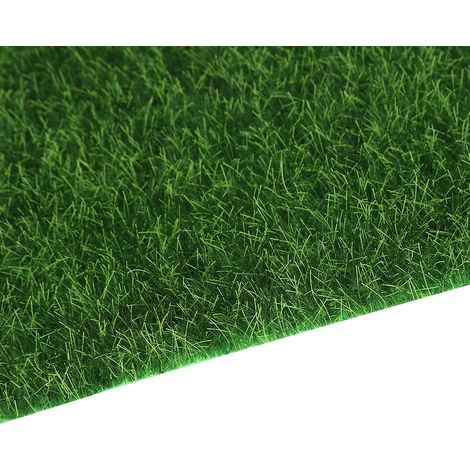 Kunstrasen zum Selbermachen für Miniaturdekorationen und Gärten – 5er-Packung, 30 x 30 cm – Naturgrün, ungiftig – Umweltfreundliches Chemiefasergewebe (1/5)