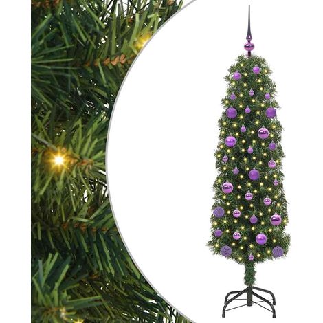 Árbol de Navidad artificial Verde 150 cm PVC, Acero y Plástico vidaXL
