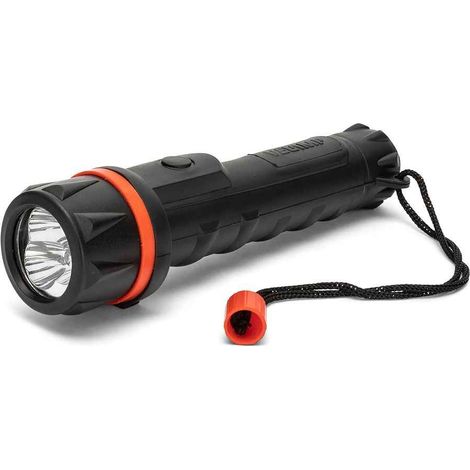 Linterna LED de goma de 12 lúmenes y 23 cm VELAMP (1/5)