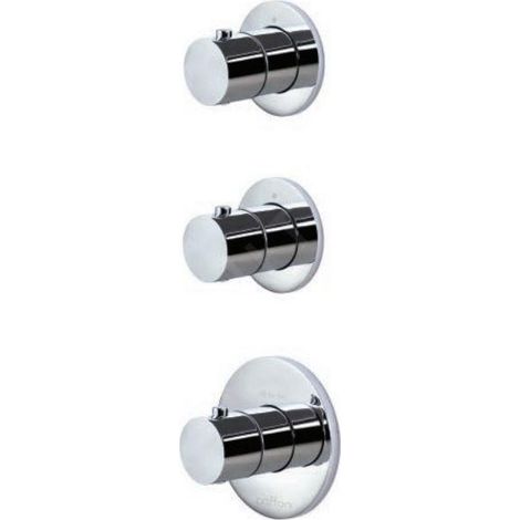 Paffoni Modular Box - Mitigeur thermostatique encastré, pour 2 sorties, chrome MDE018CR (1/5)