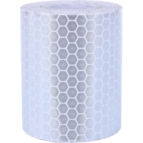 Reflective tape, Fluorescent adhesive tape, Visibility strip roll, Safety warning sticker for motorcycle parking spaces (1/5)