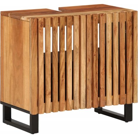 Waschbeckenunterschrank 62x34x58 cm Massivholz Akazie