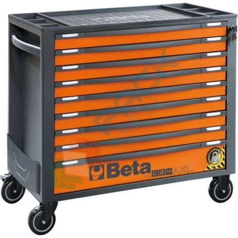 Beta RSC24AXL/9 Cassettiera lunga antiribaltamento 9 cassetti - Arancione (1/2)