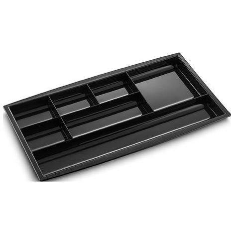 Organiseur de tiroirs Cep à 7 compartiments noir (1/3)