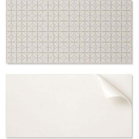 Paquete de baldosas de vinilo con estampado geom茅trico para cocina y sal贸n, 6x60x30 cm.